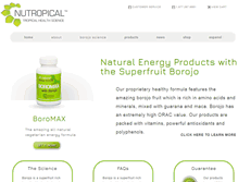 Tablet Screenshot of nutropical.com